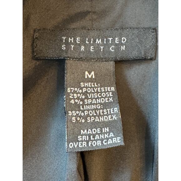 The Limited Stretch Women’s Black & White Pinstripe Blazer Jacket Size Medium - Picture 6 of 10